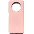 Силиконовый чехол Silicone Case с закрытым низом светло-розовый для Honor X9(#1)