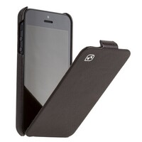 Кожаный чехол книга HOCO Duke Leather Case Coffee для Apple iPhone 5/5s/SE