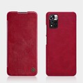 Кожаный чехол Nillkin Qin Leather Case Красный для Xiaomi Redmi Note 11 5G(#4)