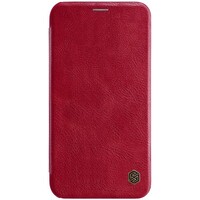 Кожаный чехол Nillkin Qin Leather Case Красный для Apple iPhone XR