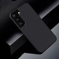 Пластиковый чехол Nillkin Synthetic Fiber Черный для Samsung Galaxy S22(#4)