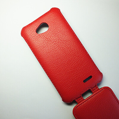 Чехол книга Armor Case Red для LG L80 D380 Dual Sim(4)
