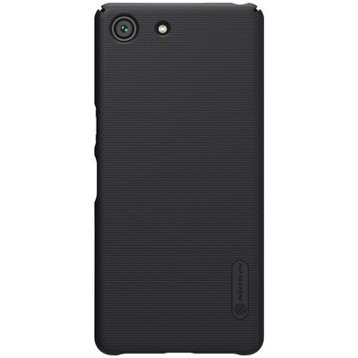 Пластиковый чехол с подставкой Nillkin Super Frosted Shield Черный для Sony XZ4 Compact(1)