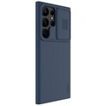 Силиконовая накладка Nillkin CamShield Silky Silicone Case Синяя для Samsung Galaxy S23 Ultra(#3)