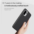 Пластиковый чехол с пластиной Magsafe Nillkin Super Frosted Shield Pro Magnetic Case черный для OnePlus Ace 6/ Ace 6T(#6)