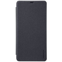 Полиуретановый чехол книга Nillkin Sparkle Leather Case Black для HTC U Ultra
