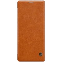 Кожаный чехол Nillkin Qin Leather Case Коричневый для Sony Xperia 10