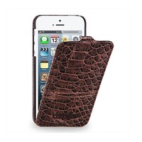 Кожаный чехол TETDED Troyes Duo Brown Snake LC для Apple iPhone 5/5s/SE