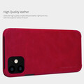 Кожаный чехол-книга Nillkin Qin Series Leather case красный для Apple iPhone 11 Pro(#4)