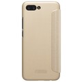 Полиуретановый чехол книга Nillkin Sparkle Leather Case Золотой для Huawei Honor 10(#2)