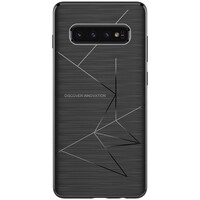 Силиконовая наладка Nillkin Magic Case Черная с магнитами для автодержателя Nillkin для Samsung Galaxy S10 Plus