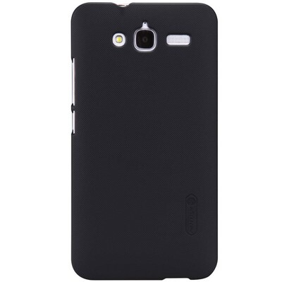 Пластиковый чехол с пленкой Nillkin Super Frosted Shield Black для Huawei Ascend GX1(1)