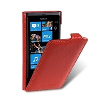 Кожаный чехол книга Melkco Leather Case Red LC для Nokia Lumia 800