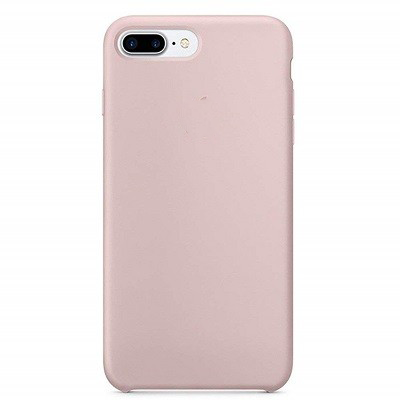 Силиконовый чехол светло-розовый для Apple iPhone 7 Plus(1)
