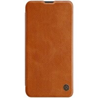 Кожаный чехол Nillkin Qin Leather Case Коричневый для Samsung Galaxy M20
