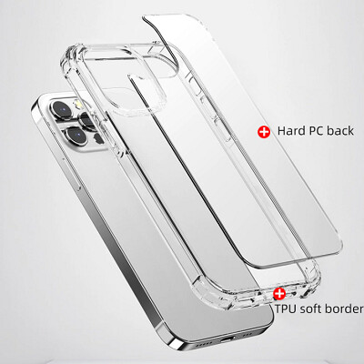 Противоударный чехол Ipaky Crystal Bumper Case прозрачный для Apple iPhone 13(9)