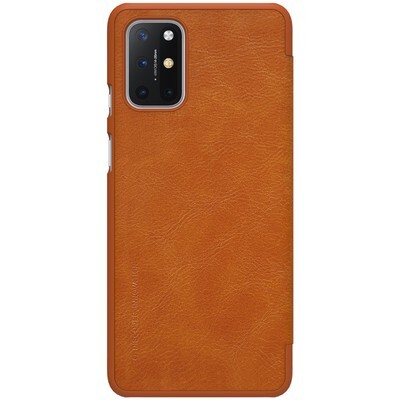 Кожаный чехол Nillkin Qin Leather Case Коричневый для OnePlus 8T(2)