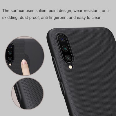 Пластиковый чехол с подставкой Nillkin Super Frosted Shield Красный для Xiaomi Mi A3(4)