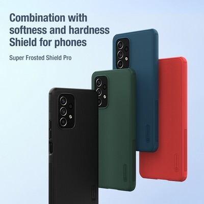 Пластиковый чехол Nillkin Super Frosted Shield Pro Зеленый для Samsung Galaxy A53(6)