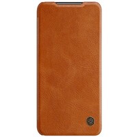 Кожаный чехол Nillkin Qin Leather Case Коричневый для Xiaomi Redmi 9T