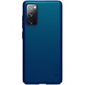 Пластиковый чехол с подставкой Nillkin Super Frosted Shield Синий для Samsung Galaxy S20 FE(#1)