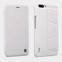 Полиуретановый чехол Nillkin Ming Series White для Huawei Honor 6 Plus