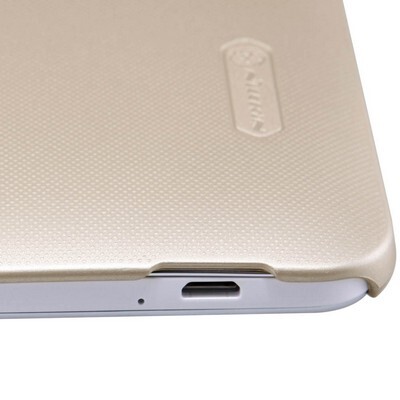 Пластиковый чехол с пленкой Nillkin Super Frosted Shield Gold для Huawei Ascend GX1(3)