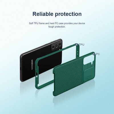 Чехол-накладка Nillkin CamShield Pro Черная для Samsung Galaxy S21 Plus(3)