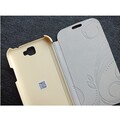 Кожаный чехол Rada Flip Cover White для Samsung N7100 Galaxy Note 2(#3)