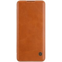 Кожаный чехол Nillkin Qin Leather Case Коричневый для Huawei P40 Pro