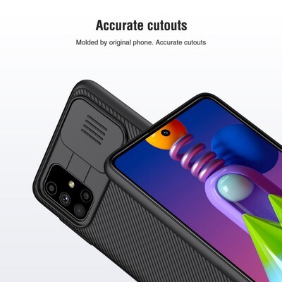 Чехол-накладка Nillkin CamShield черная для Samsung Galaxy M51(4)