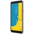 Пластиковый чехол с пленкой Nillkin Super Frosted Shield Золотой для Samsung Galaxy J6(#2)
