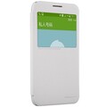 Полиуретановый чехол Nillkin Sparkle Leather Case White для Samsung Galaxy E5(#3)