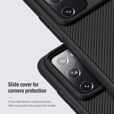 Чехол-накладка Nillkin CamShield черная для Samsung Galaxy S20 FE(3)