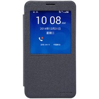 Полиуретановый чехол Nillkin Sparkle Leather Case Black для Huawei Ascend GX1