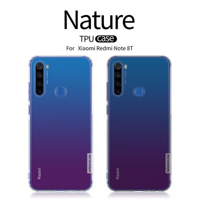 Силиконовый чехол Nillkin Nature TPU Case Прозрачный для Xiaomi Redmi Note 8T(4)