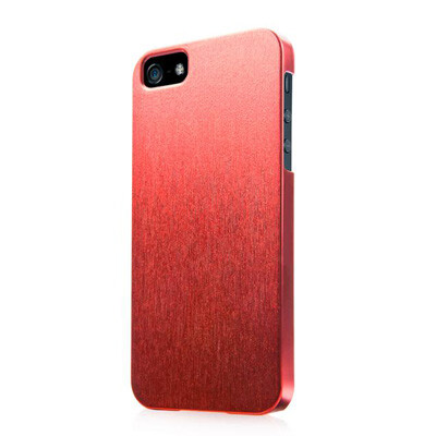Пластиковый чехол Capdase Karapase Silva Satin Red для Apple iPhone 5/5s/SE(1)