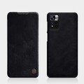 Кожаный чехол Nillkin Qin Leather Case Черный для Xiaomi Poco M4 Pro 5G(#4)