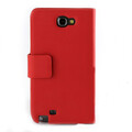 Кожаный чехол книга HOCO Book Type Red для Samsung N7100 Galaxy Note 2(#3)