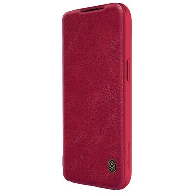 Кожаный чехол Nillkin Qin Pro Leather Case Красный для Apple iPhone 15 Plus(1)