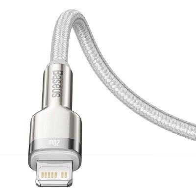 Кабель Baseus Cafule Metal Type-C to Lightning PD 20W (1m) (CATLJK-A02)(5)