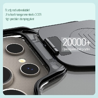 Магнитная накладка Nillkin Iceblade Prop Magnetic Case Черная для Samsung Galaxy S24 Ultra(7)