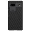 Чехол-накладка Nillkin CamShield Pro Черная для Google Pixel 7a(#1)