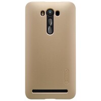Пластиковый чехол с пленкой Nillkin Super Frosted Shield Gold для Asus Zenfone 2 Laser ZE550KL