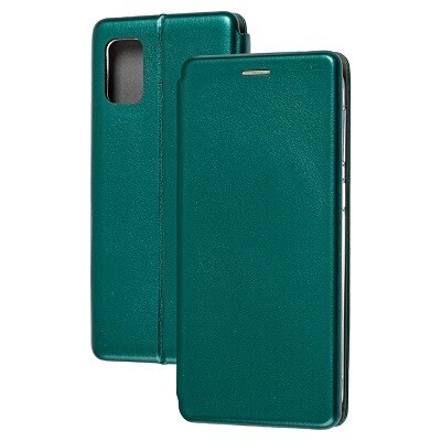 Чехол-книга на основе из силикона Book Case New 3D зеленый для Samsung Galaxy A72(1)