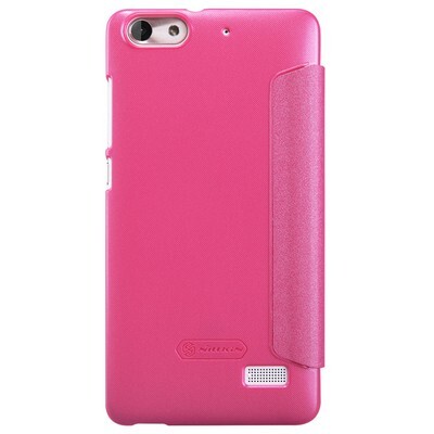Полиуретановый чехол Nillkin Sparkle Leather Case Red для Huawei Honor 4C(2)
