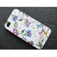 Пластиковый чехол Cath Kidston Case Flowers Blue №1 для Apple iPhone 4/4S