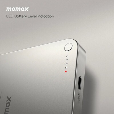 Внешний аккумулятор Momax 1-Power Q.Pass 10000mAh Qi2 Magnetic Wireless Battery Pack (IP136Q2D) черный(5)