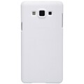 Пластиковый чехол с пленкой Nillkin Super Frosted Shield White для Samsung Galaxy A7(#1)