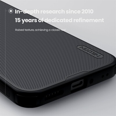 Пластиковый чехол с пластиной Magsafe Nillkin Super Frosted Shield Pro Magnetic Case черный для Xiaomi 15T(8)